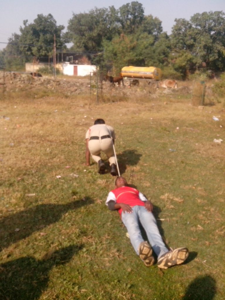 Fire drill practice