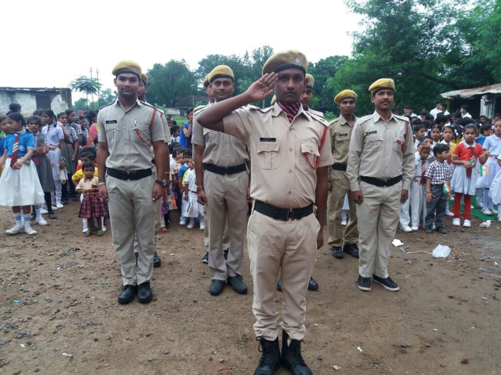 NAFS Jabalpur cadets on parade
